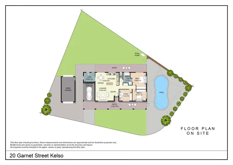 Floorplan of Homely house listing, 20 Garnet Street, Kelso QLD 4815