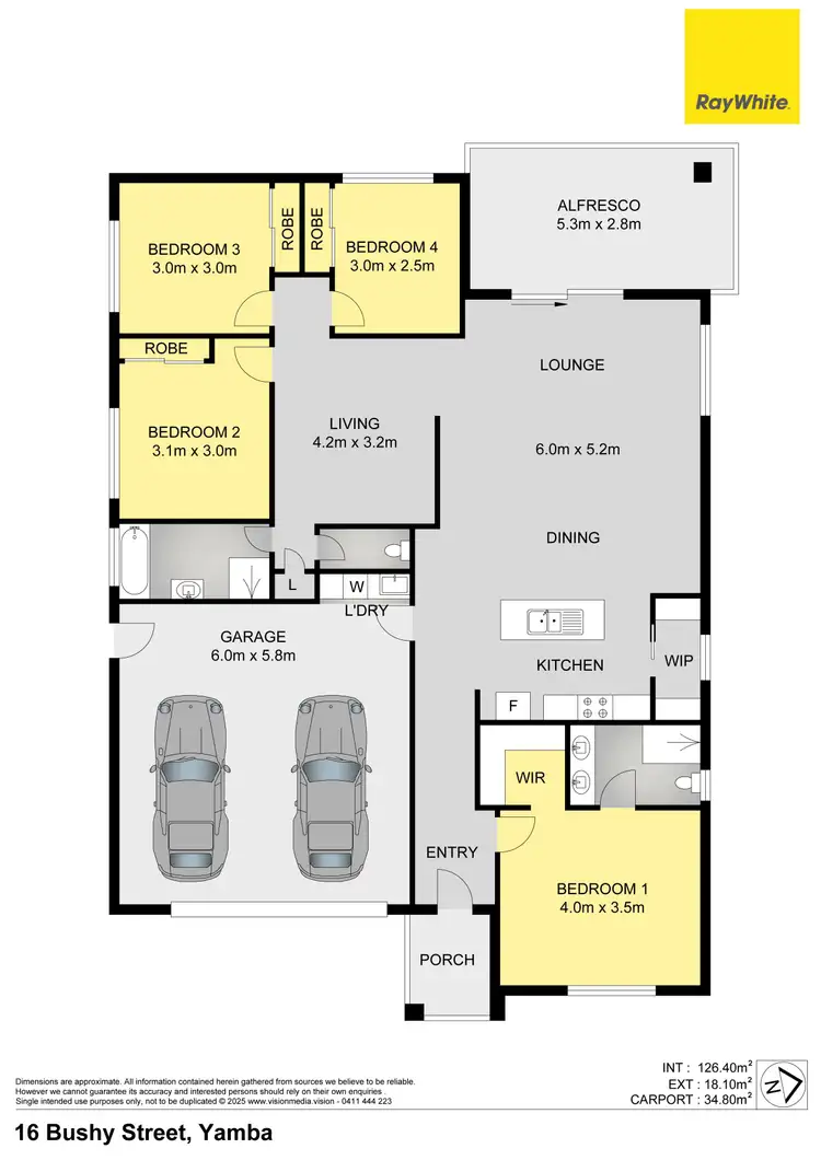 Floorplan of Homely house listing, 16 Bushy Street, Yamba NSW 2464