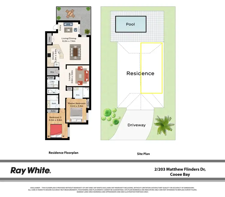 Floorplan of Homely apartment listing, 2/203 Matthew Flinders Close, Lammermoor QLD 4703