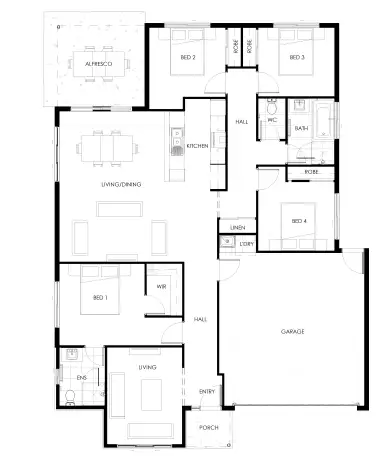 Floorplan of Homely house listing, 164 Fraser Drive, Burpengary East QLD 4505