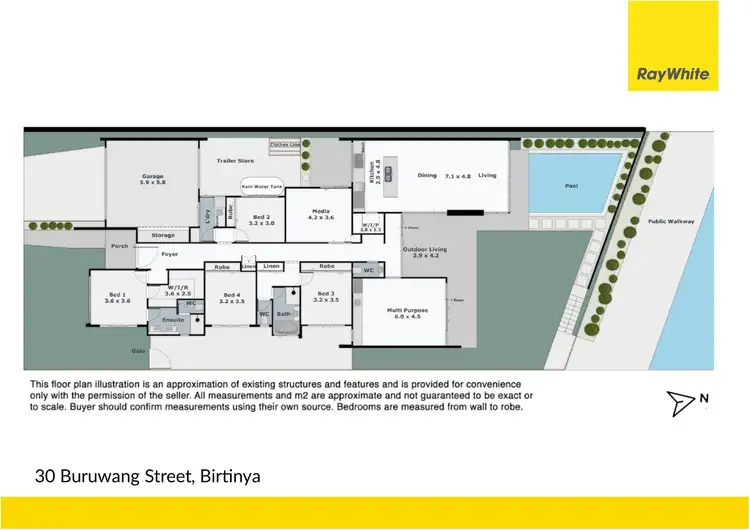 Floorplan of Homely house listing, 30 Buruwang Street, Birtinya QLD 4575