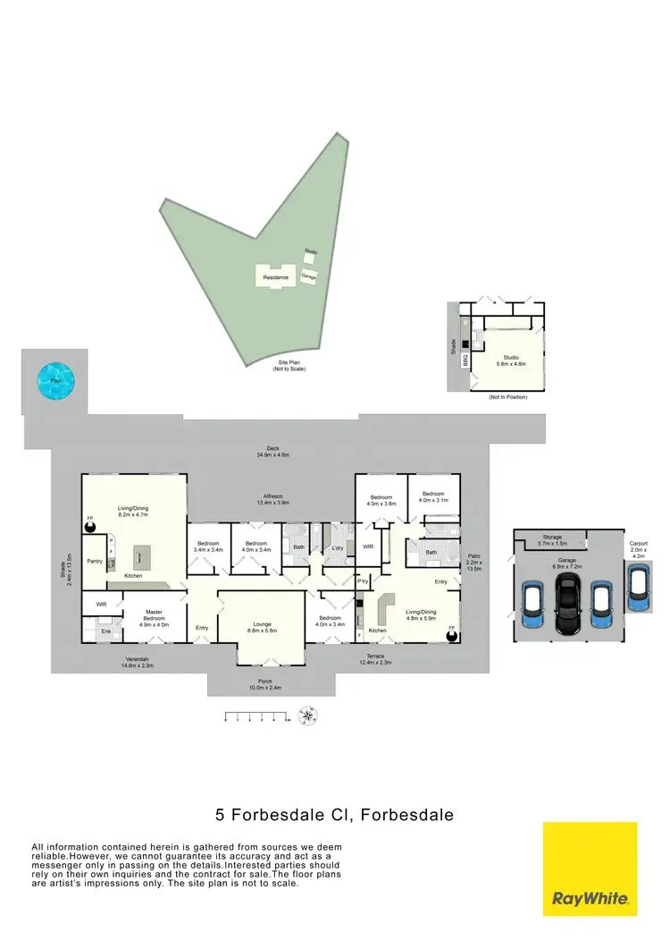 Floorplan of Homely house listing, 5 Forbesdale Close, Forbesdale via, Gloucester NSW 2422