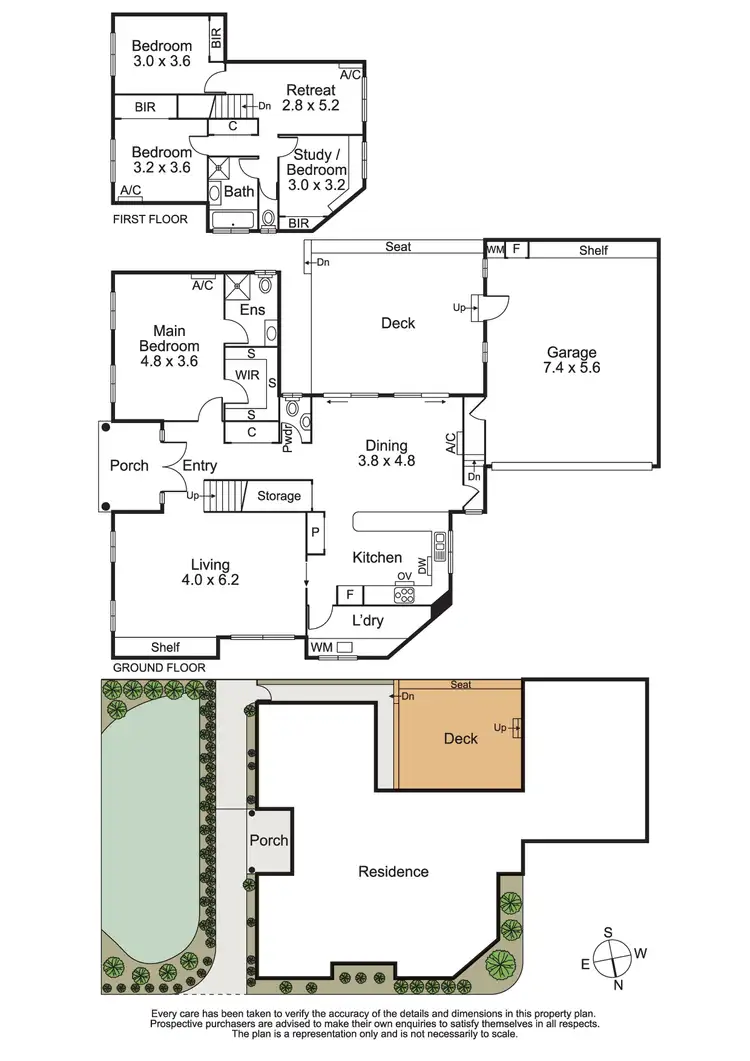 Floorplan of Homely townhouse listing, 1/1 Cratloe Road, Mount Waverley VIC 3149