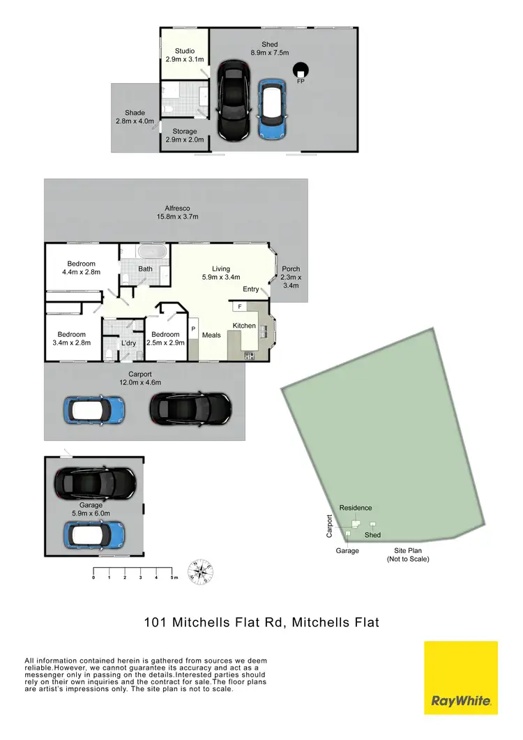 Floorplan of Homely rural property listing, 101 Mitchells Flat Road, Mitchells Flat,, Singleton NSW 2330