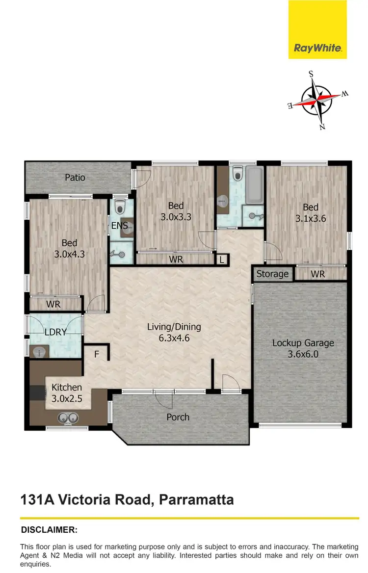 Floorplan of Homely house listing, 131A Victoria Road, Parramatta NSW 2150