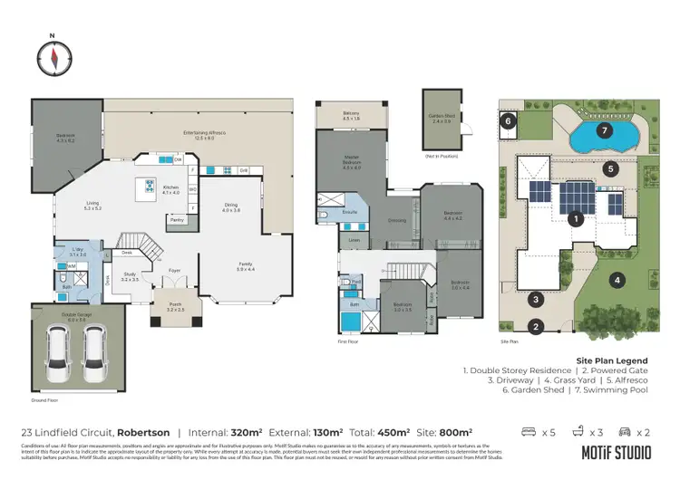 Floorplan of Homely house listing, 23 Lindfield Circuit, Robertson QLD 4109