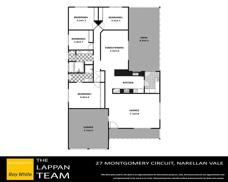 Floorplan of Homely house listing, 27 Montgomery Circuit, Narellan Vale NSW 2567
