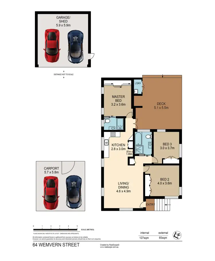 Floorplan of Homely house listing, 64 Wemvern Street, Upper Mount Gravatt QLD 4122