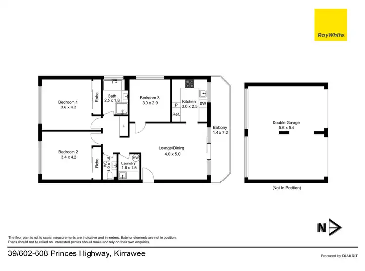 Floorplan of Homely unit listing, 39/602-608 Princes Highway, Kirrawee NSW 2232