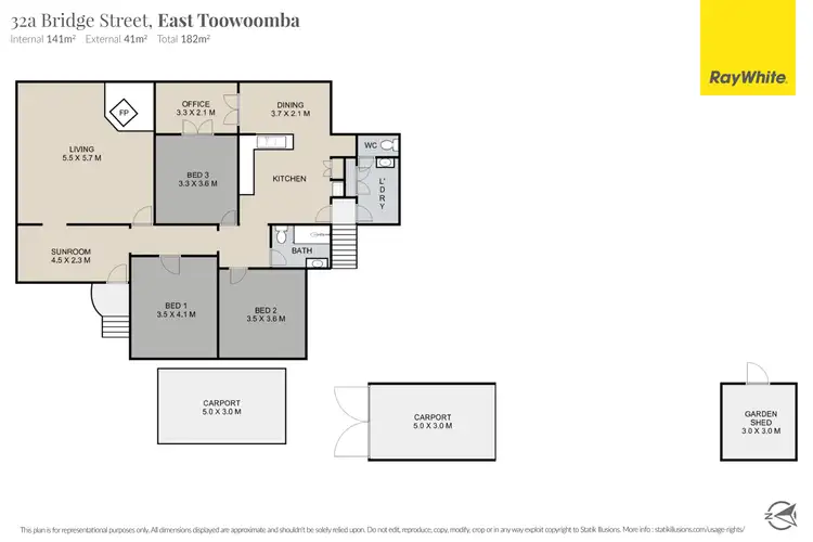 Floorplan of Homely house listing, 32A Bridge Street, East Toowoomba QLD 4350