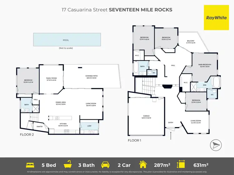 Floorplan of Homely house listing, 17 Casuarina Street, Seventeen Mile Rocks QLD 4073