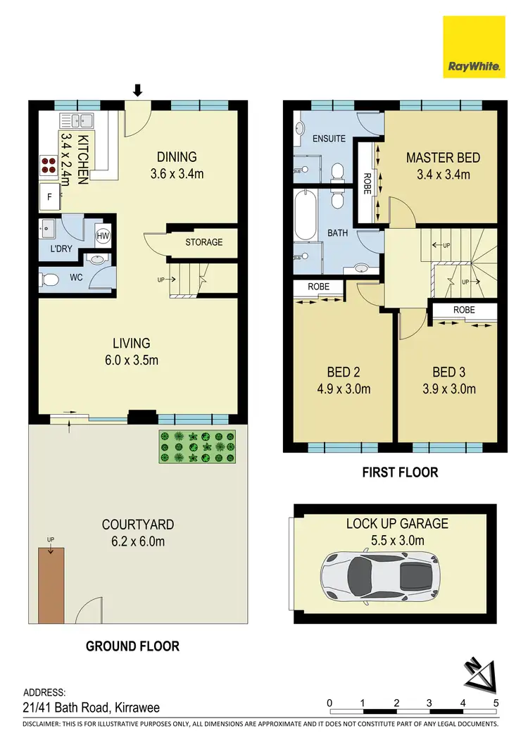 Floorplan of Homely townhouse listing, 21/41 Bath Road, Kirrawee NSW 2232
