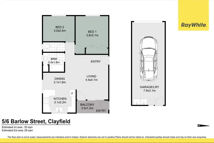 Floorplan of Homely unit listing, 5/6 Barlow Street, Clayfield QLD 4011