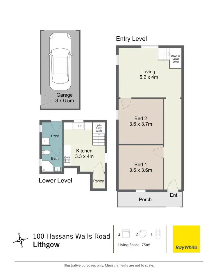 Floorplan of Homely house listing, 100 Hassans Walls Road, Lithgow NSW 2790