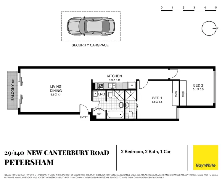 Floorplan of Homely apartment listing, 29/140 New Canterbury Road, Petersham NSW 2049