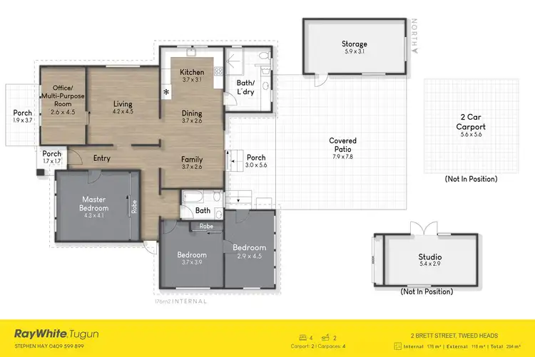 Floorplan of Homely house listing, 2 Brett Street, Tweed Heads NSW 2485