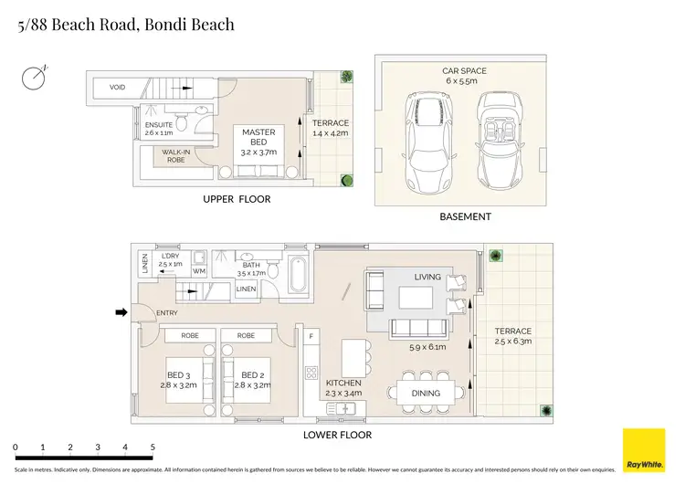 Floorplan of Homely apartment listing, 5/88 Beach Road, Bondi Beach NSW 2026