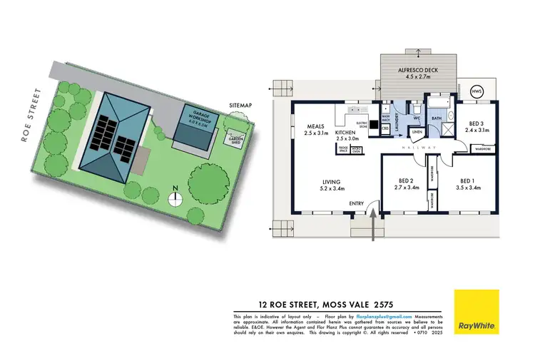 Floorplan of Homely house listing, 12 Roe Street, Moss Vale NSW 2577