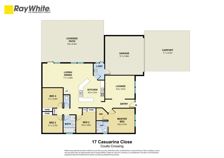 Floorplan of Homely house listing, 17 Casuarina Close, Coutts Crossing NSW 2460