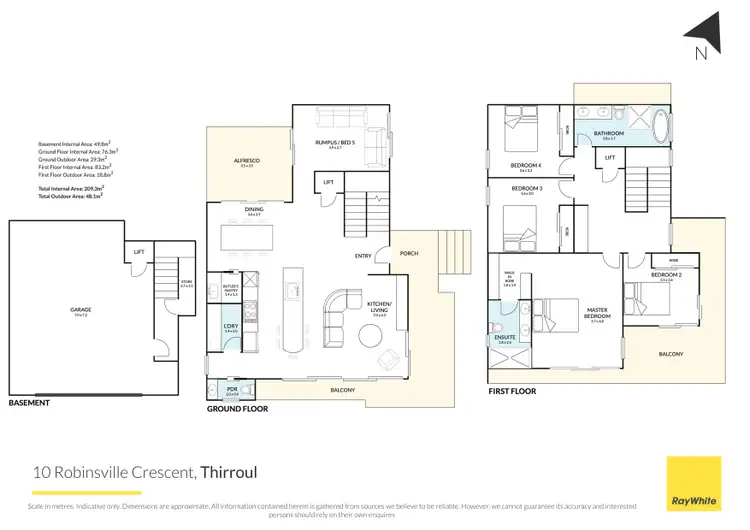 Floorplan of Homely house listing, 10 Robinsville Crescent, Thirroul NSW 2515