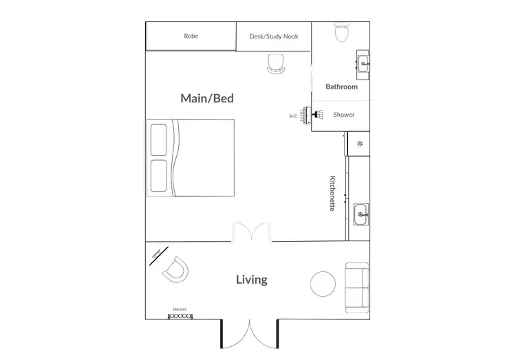 Floorplan of Homely apartment listing, 14/14-16 Crozier Road, Victor Harbor SA 5211