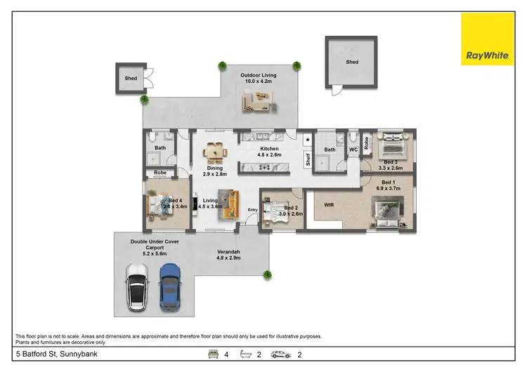 Floorplan of Homely house listing, 5 Batford Street, Sunnybank QLD 4109
