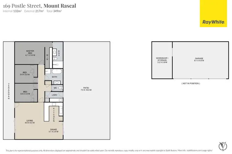 Floorplan of Homely house listing, 169 Postle Street, Mount Rascal QLD 4350