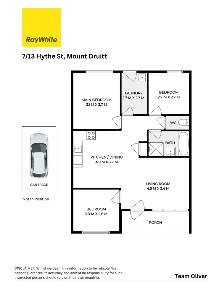 Floorplan of Homely villa listing, 7/13 Hythe Street, Mount Druitt NSW 2770