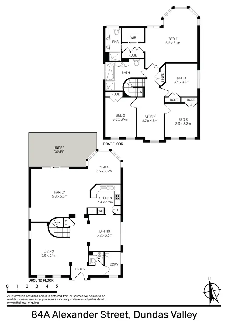 Floorplan of Homely house listing, 84A Alexander Street, Dundas Valley NSW 2117
