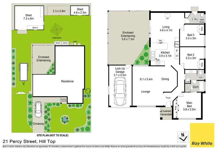 Floorplan of Homely house listing, 21 Percy Street, Hill Top NSW 2575