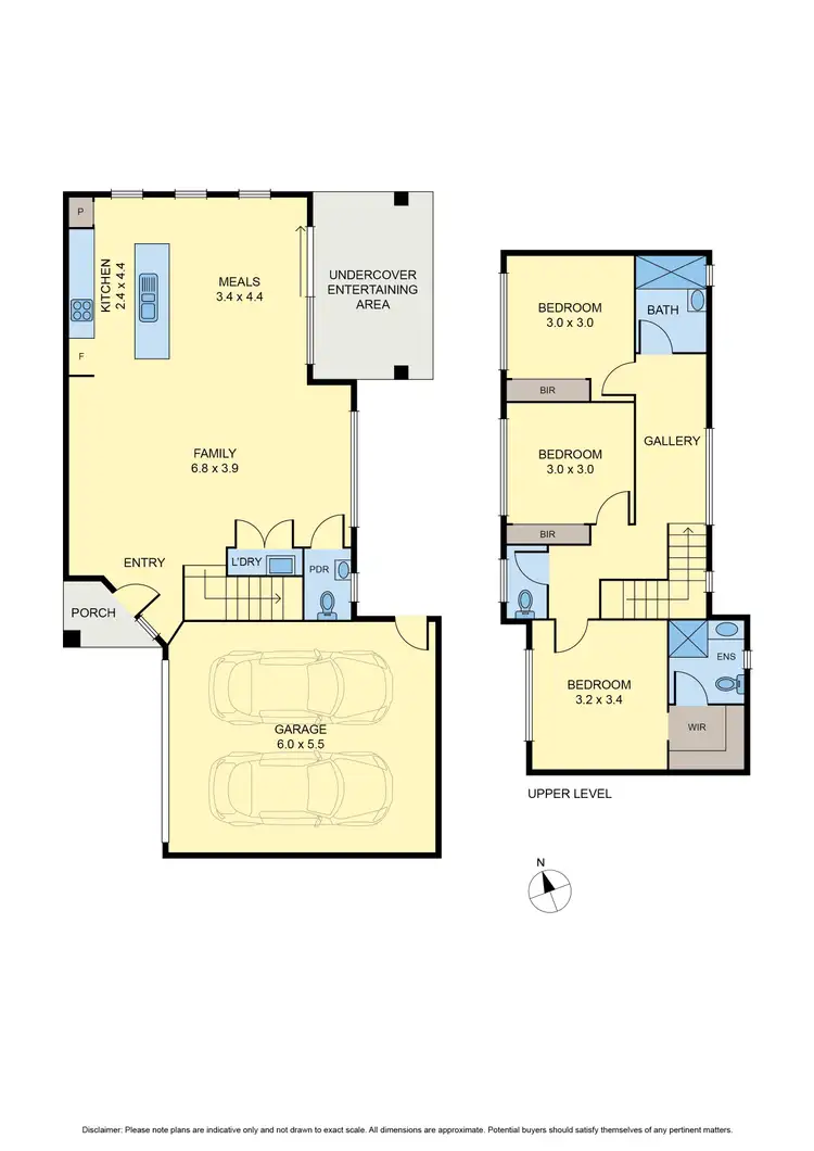 Floorplan of Homely townhouse listing, 3/16 Inverie Court, Greenvale VIC 3059