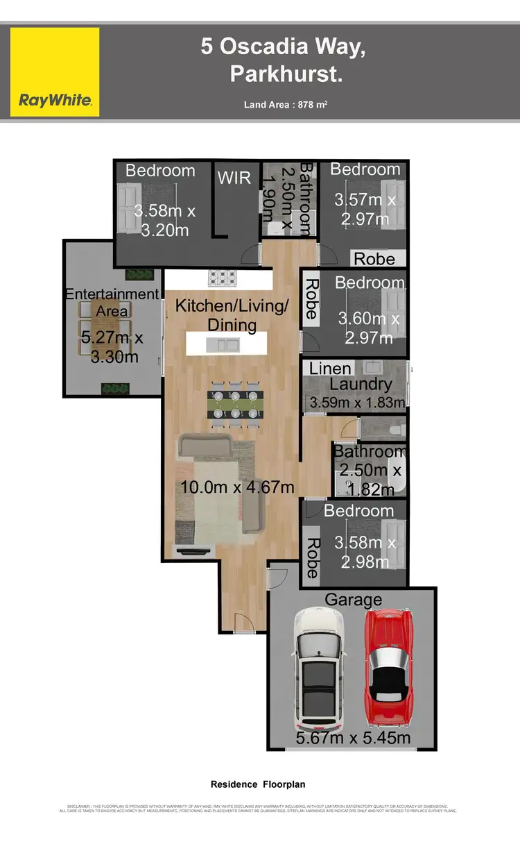 Floorplan of Homely house listing, 5 Oscadia Way, Parkhurst QLD 4702