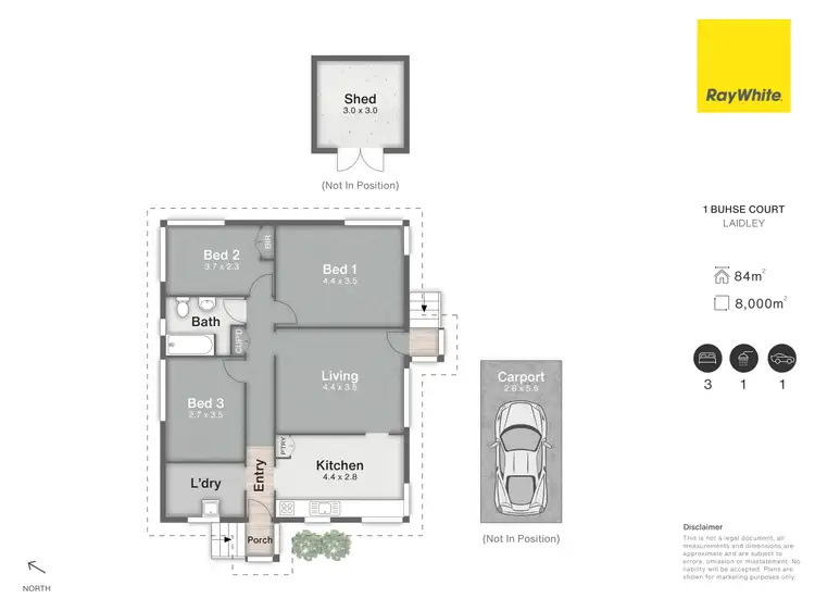 Floorplan of Homely rural property listing, 1 Buhse Court, Laidley QLD 4341