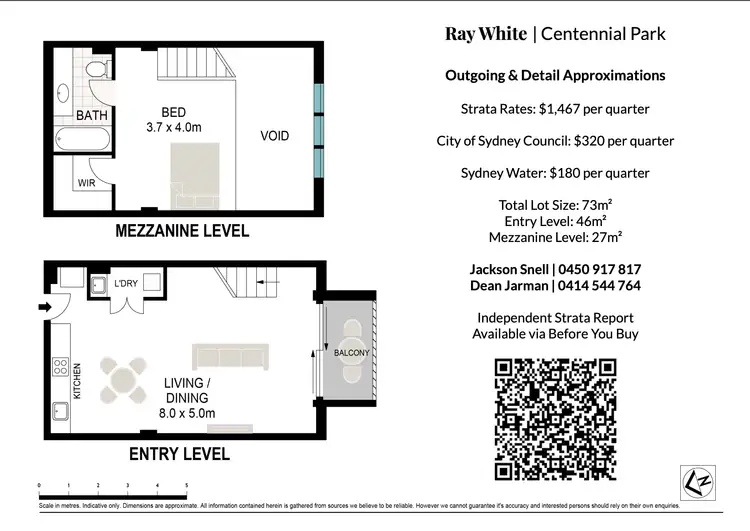 Floorplan of Homely apartment listing, 21/8-14 Brumby Street, Surry Hills NSW 2010