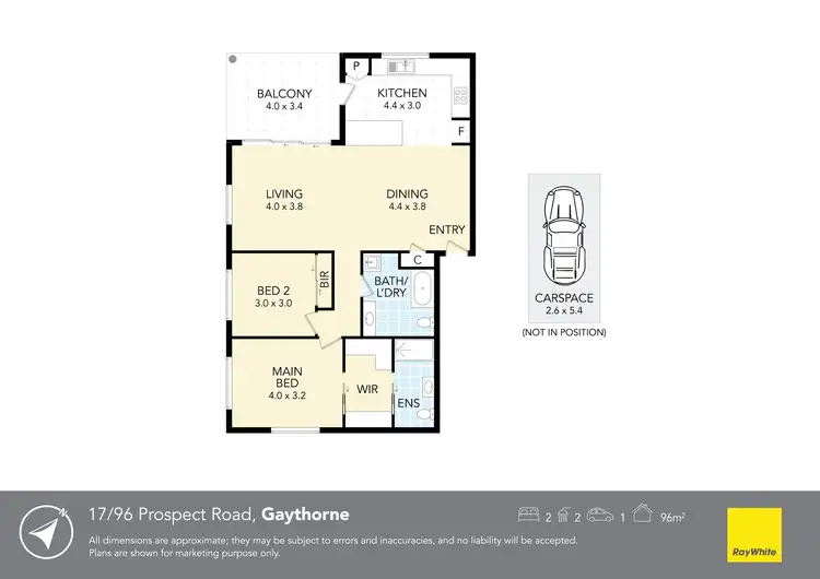 Floorplan of Homely apartment listing, 17/96 Prospect Road, Gaythorne QLD 4051