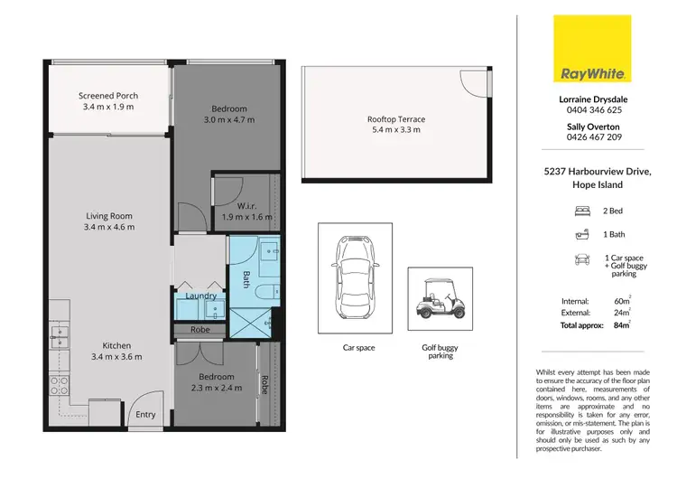 Floorplan of Homely unit listing, 5237 Harbourview Drive, Hope Island QLD 4212