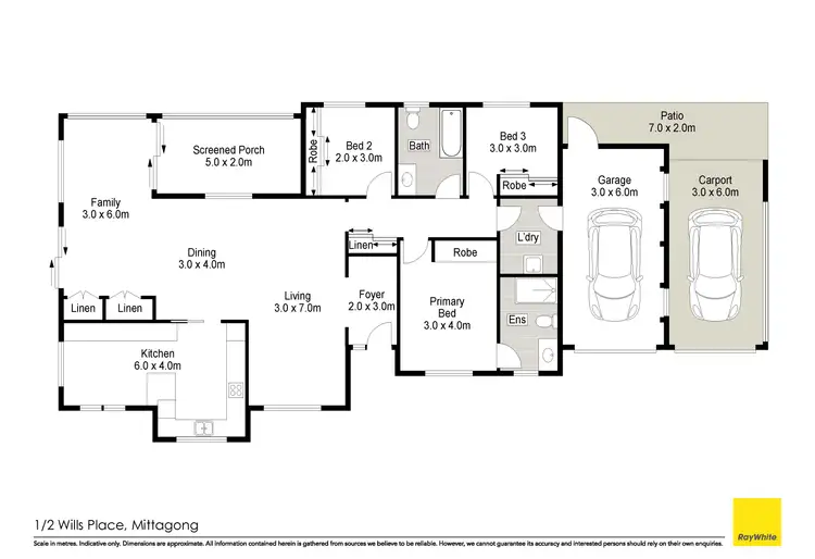 Floorplan of Homely house listing, 1/2 Wills Place, Mittagong NSW 2575