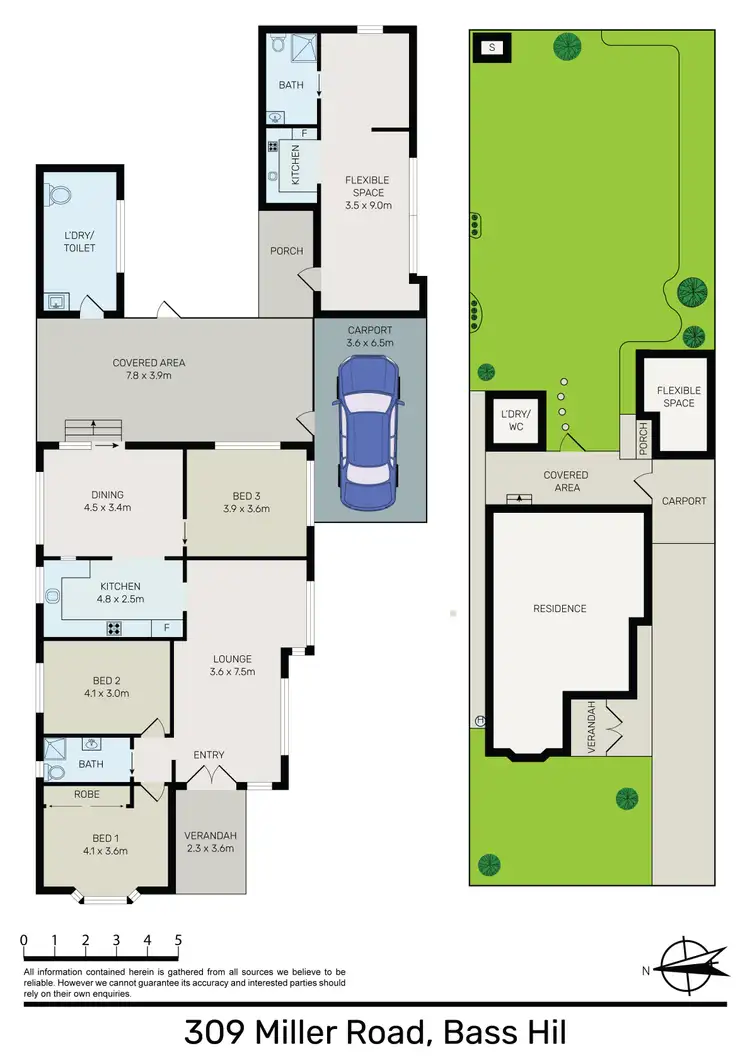 Floorplan of Homely house listing, 309 Miller Road, Bass Hill NSW 2197