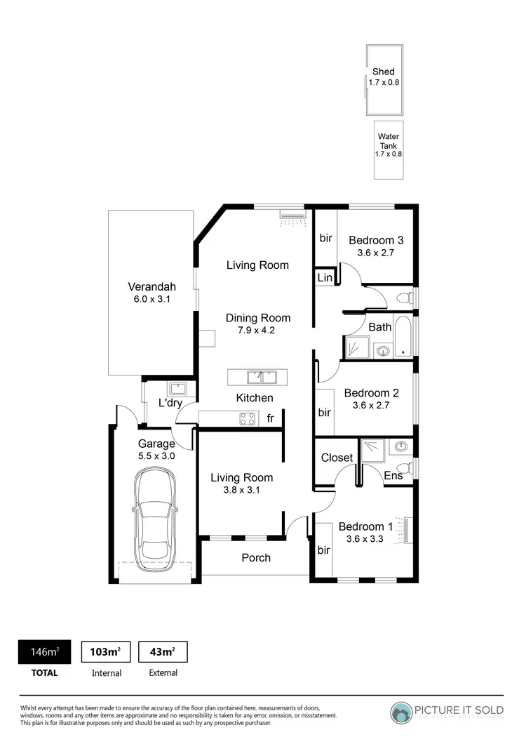 Floorplan of Homely house listing, 53 Bristol Terrace, Hillcrest SA 5086