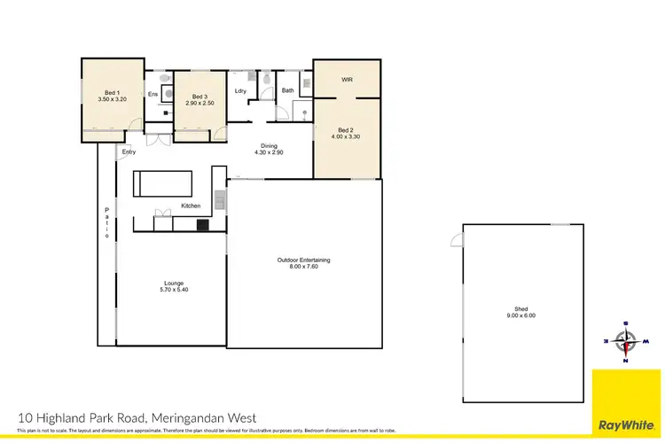 Floorplan of Homely house listing, 10 Highland Park Road, Meringandan West QLD 4352