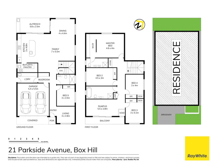 Floorplan of Homely house listing, 21 Parkside Avenue, Box Hill NSW 2765
