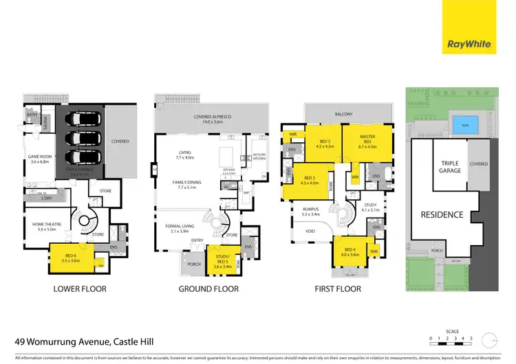 Floorplan of Homely house listing, 49 Womurrung Avenue, Castle Hill NSW 2154