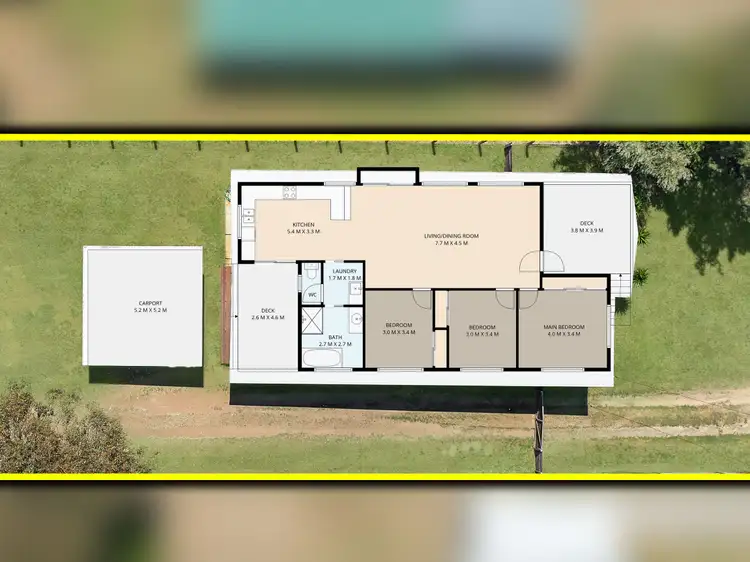 Floorplan of Homely house listing, 5 Ivory Avenue, Warwick QLD 4370