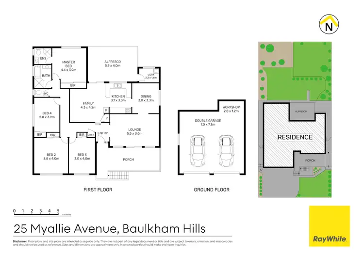 Floorplan of Homely house listing, 25 Myallie Avenue, Baulkham Hills NSW 2153