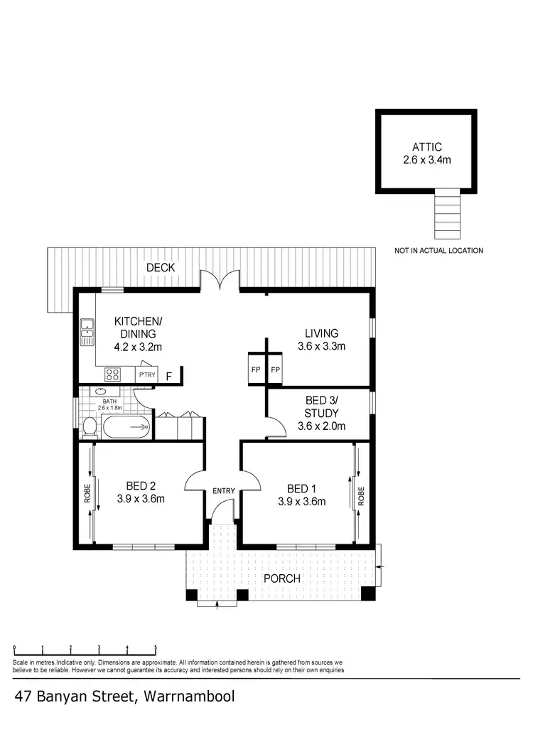 Floorplan of Homely house listing, 47 Banyan Street, Warrnambool VIC 3280