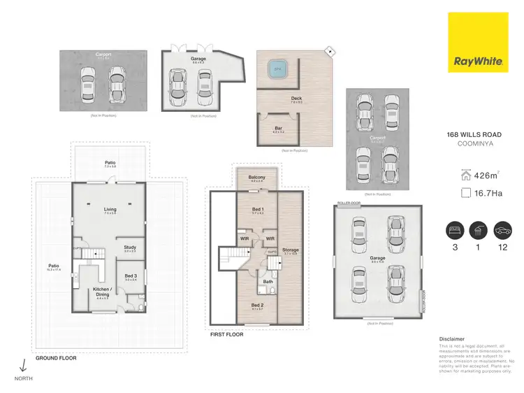 Floorplan of Homely rural property listing, 168 Wills Road, Coominya QLD 4311