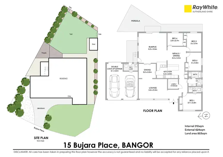 Floorplan of Homely house listing, 15 Bujara Place, Bangor NSW 2234