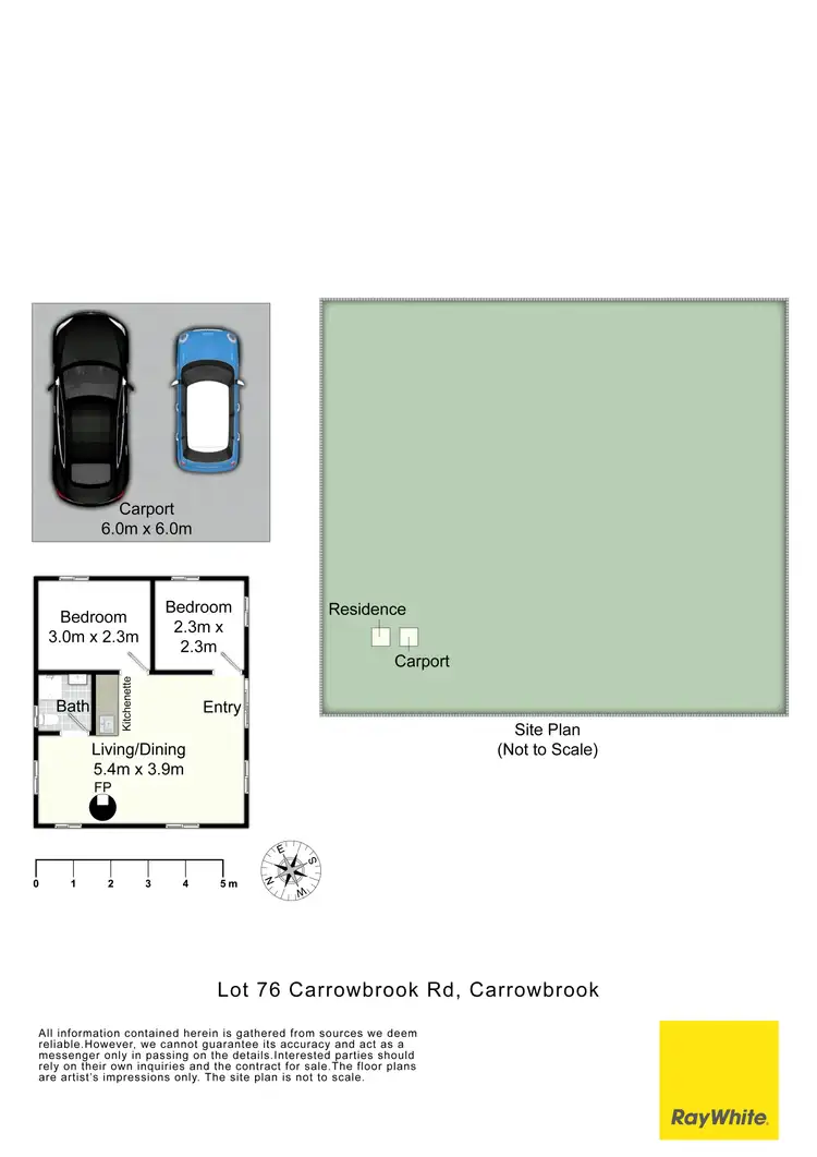 Floorplan of Homely rural property listing, Lot 76 2642 Carrowbrook Road, Singleton NSW 2330