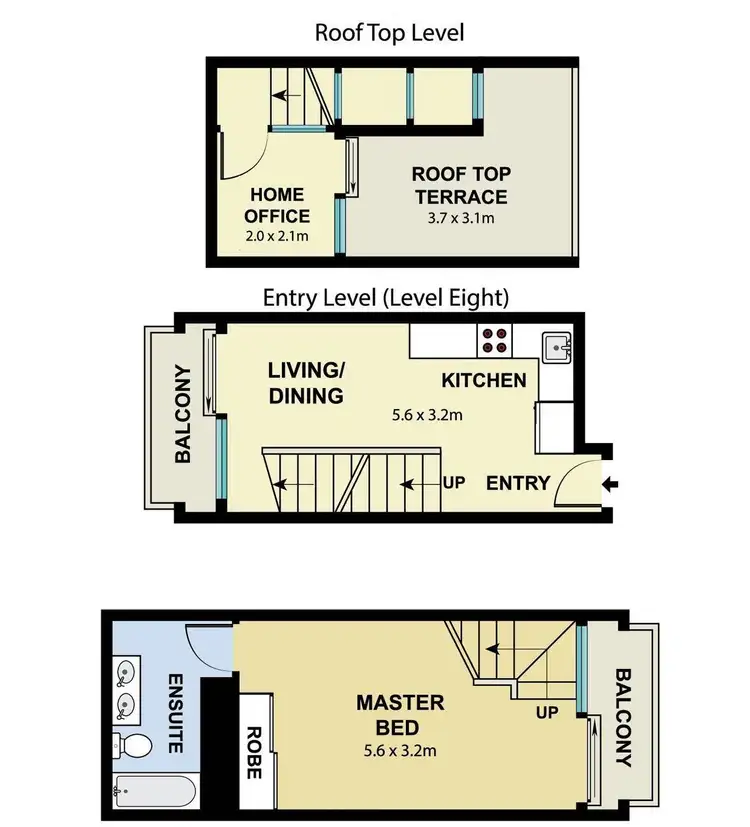 Floorplan of Homely apartment listing, 24/38 Chalmers Street, Surry Hills NSW 2010
