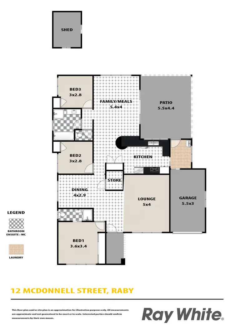 Floorplan of Homely house listing, 12 Mcdonnell Street, Raby NSW 2566